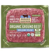 Organic Rancher, Organic Ground Beef 85% Lean/15% Fat, 16 Ounce