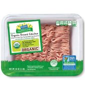 Organic Ground Chicken, Free Range, Non-GMO, All Natural, Fresh, 16 oz.
