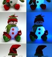 Plush EVA Snowman Moose Santa Assortment