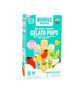 DeeBee’s Organics Non-Dairy Gelato Pops, Creamy Freezer Pops made with Coconut Milk, No Refined Sugar, No Artificial Flavors or Colors (Pack of 20)