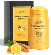 POP MODERN.C Turmeric Clay Stick Mask Organic Vitamin C Mask for Blackhead Cleansing Clay Mud Mask for Deep Clean Pore Improve Skin Acne Facial Mask With Blackhead Remover Extractor Tools